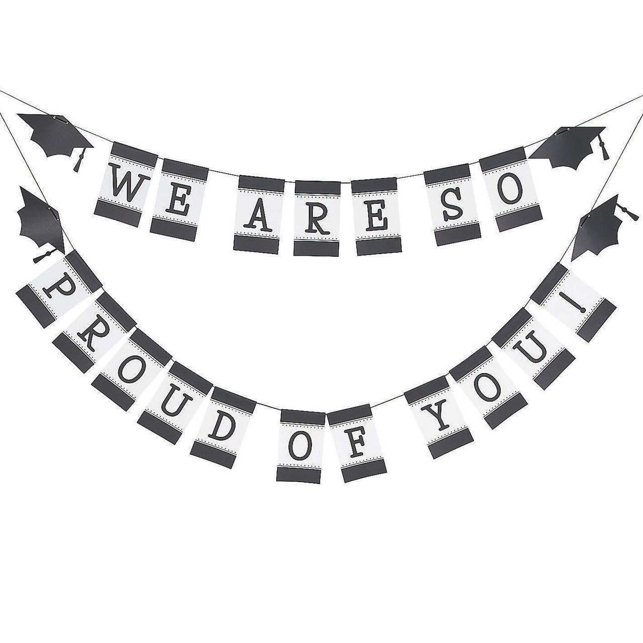 7 Ft. - 9 Ft. We Are So Proud of You Graduation Ready-to-Hang Cardstock Garlands 2 Pc.